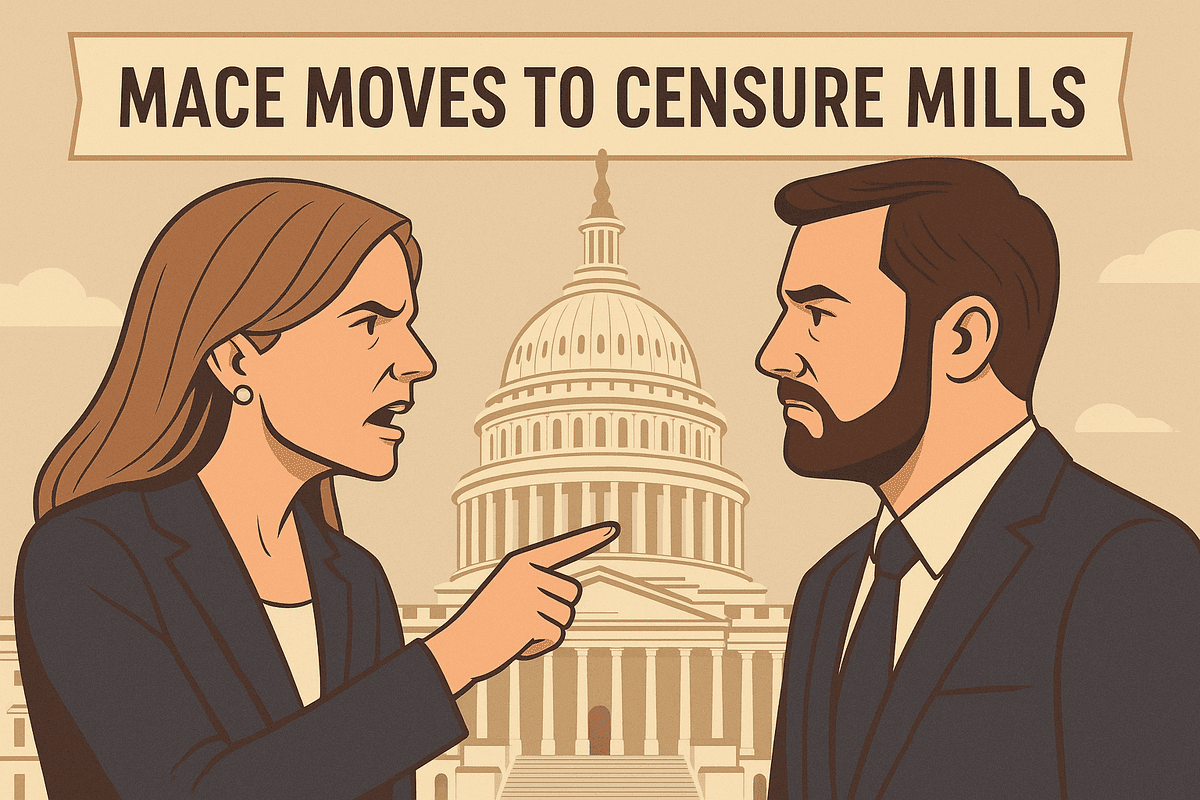 Nancy Mace’s move to censure Cory Mills in Congress
