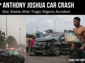anthony joshua car crash
