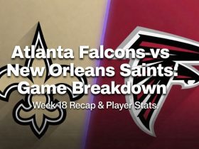 New Orleans Saints vs Atlanta Falcons Match Player Stats