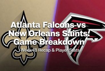 New Orleans Saints vs Atlanta Falcons Match Player Stats