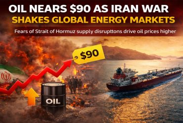 S&P 500 falls as Oil Hovers near $90